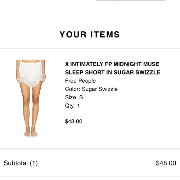 Free People Midnight Muse Short in Sugar Swizzle - Picture 4 of 11